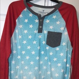 American Eagle shirt.